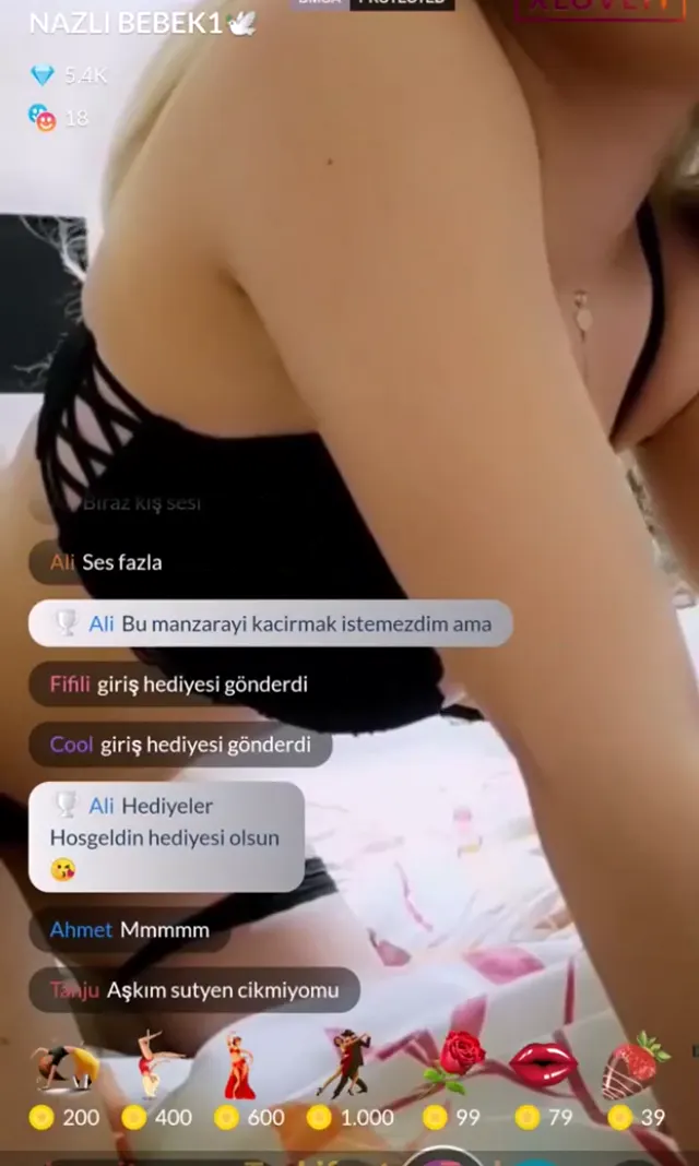 Nazlı Bebek ifşa Çok güzel vücuduyla dans etti — Canlı Yayınlar · sahne 2