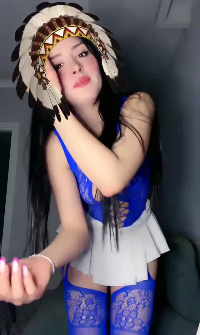 Pinkqueen ifşa Mavi seksi kostümüyle HD yayın — Tango Pink Queen — Canlı Yayınlar · sahne 1