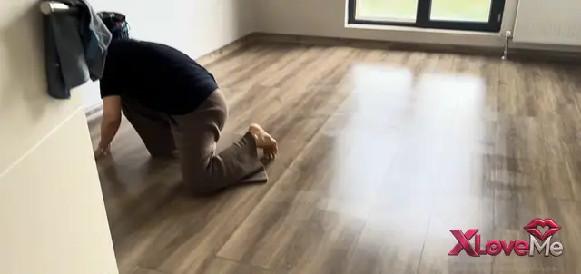 Fatma ile her telden ifşa Yeni evinin camlarını sildi — Fatma ile Her Telden