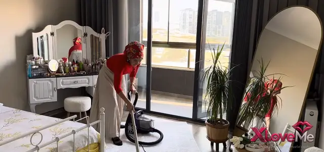 Fatmayla Hertelden ifşa yeni evinde yatak odası temizledi — Fatma ile Her Telden
